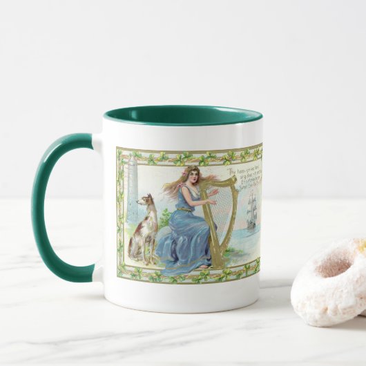 Erin Mavourneen St. Patrick's Day mok (Met donut)