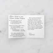 Erin & Paul - sparen de Datum Aankondiging (Binnen)