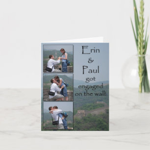 Erin & Paul - sparen de Datum Aankondiging