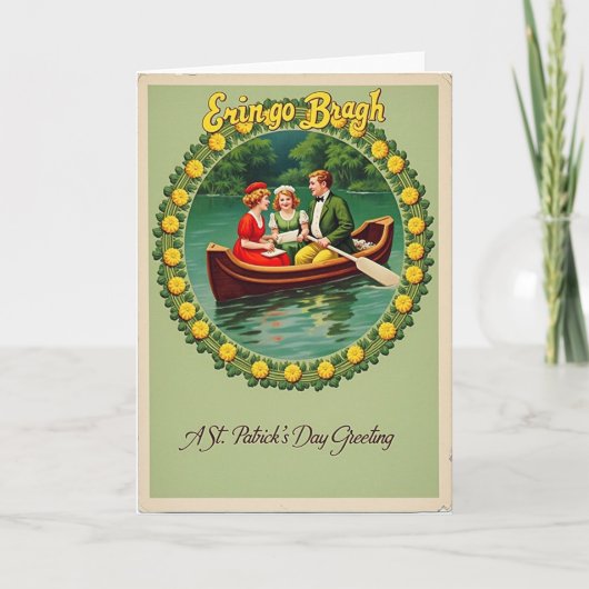 Eringo Bragh St. Patrick's Dag Kaart (Voorkant)