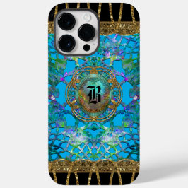 Erington Bleu Protected  Monogram Case-Mate iPhone 14 Pro Max Hoesje