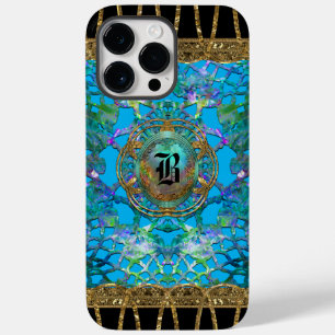 Erington Bleu Protected  Monogram Case-Mate iPhone 14 Pro Max Hoesje