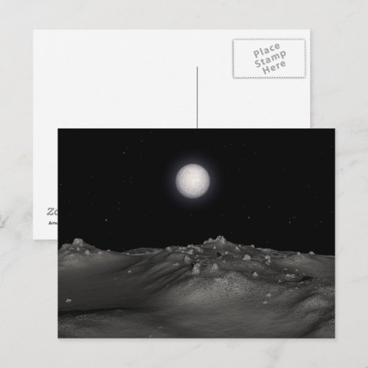 Eris zoals waargenomen bij dysnomie briefkaart (Voorkant / Achterkant)