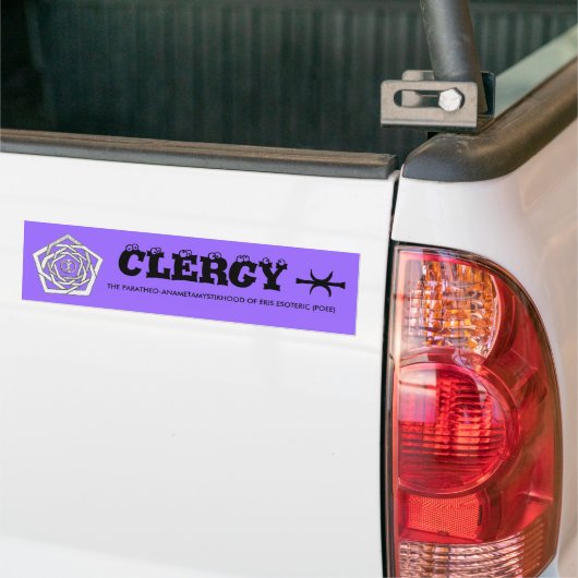 Erisian Clergy Bumpersticker (Op Truck)
