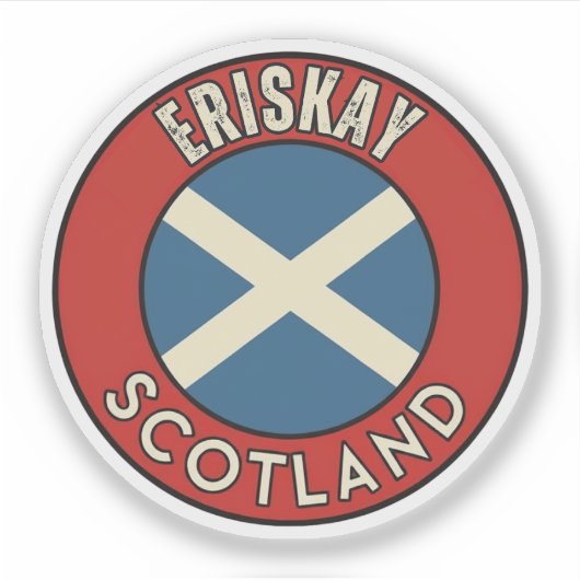 Eriskay, Schotland Sticker (Voorkant)