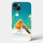 Erithacus rubecula Case-Mate iPhone case (Achterkant)