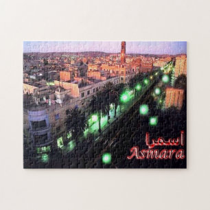 Eritrea - Asmara Night - Legpuzzel