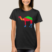 Eritrea Camel Flag Tigrinya Eritrea - Kaartsymbool T-shirt (Voorkant)