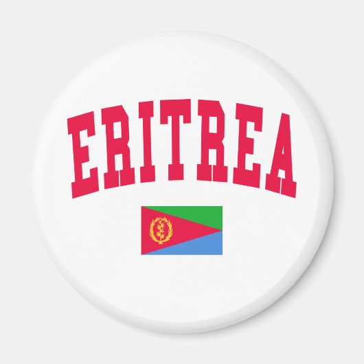 Eritrea College stijl Magneet (Voorkant)