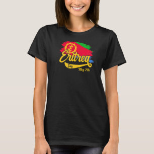 Eritrea Dag mei 24 met Eritrese vlag Eritrea Prid T-shirt