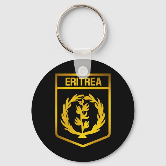 Eritrea Emblem Sleutelhanger (Voorkant)