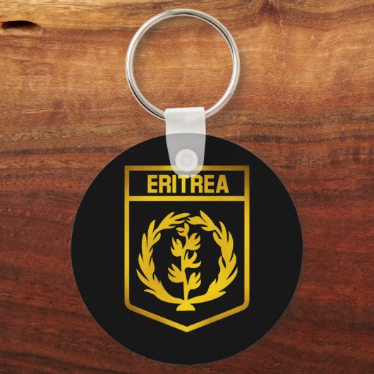 Eritrea Emblem Sleutelhanger (Voorkant)