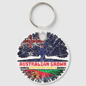 Eritrea Eritrees Australisch Australië - boomstamm Sleutelhanger (Achterkant)