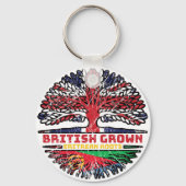 Eritrea Eritrees Verenigd Koninkrijk - Britse boom Sleutelhanger (Achterkant)