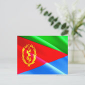 Eritrea - Eritrese vlag - Briefkaart (Staand voorkant)