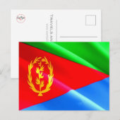 Eritrea - Eritrese vlag - Briefkaart (Voorkant / Achterkant)