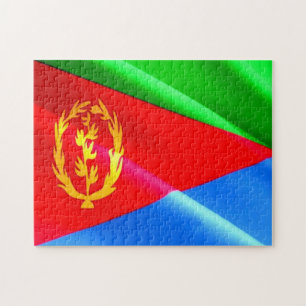 Eritrea - Eritrese vlag - Legpuzzel