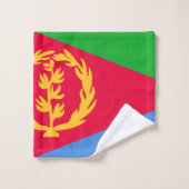 Eritrea Flag Bad Handdoek (Wasdoekje)
