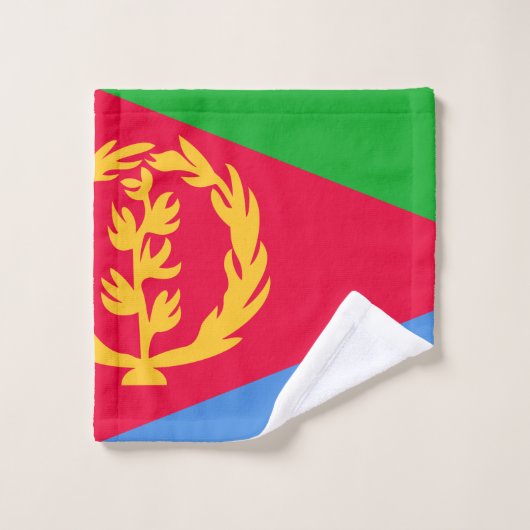 Eritrea Flag Bad Handdoek (Wasdoekje)