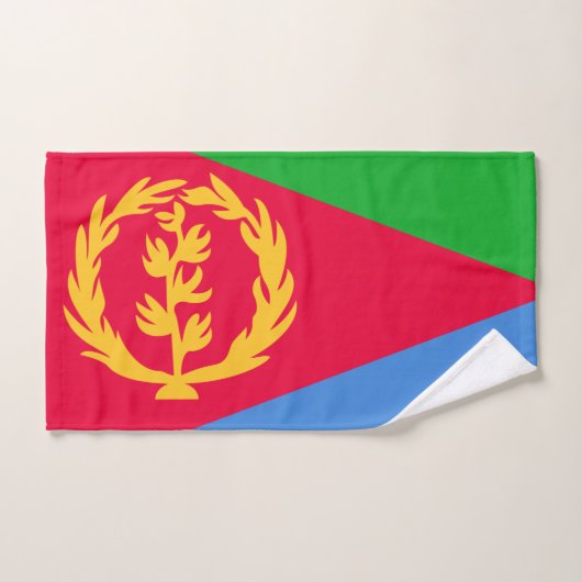 Eritrea Flag Bad Handdoek (Handdoek)