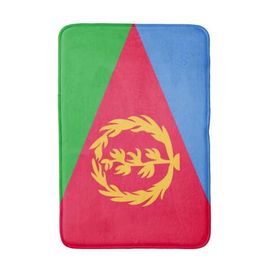 Eritrea Flag Badmat (Voorkant Verticaal)