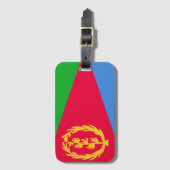 Eritrea Flag Bagagelabel (Voorkant (verticaal))