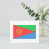 Eritrea Flag Briefkaart (Staand voorkant)