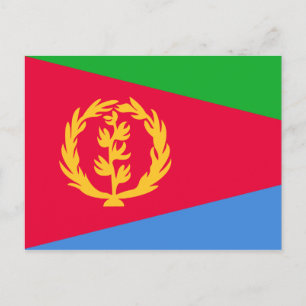 Eritrea Flag Briefkaart