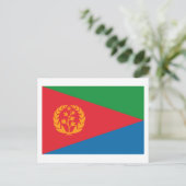 Eritrea Flag Briefkaart (Staand voorkant)