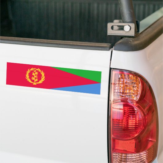 Eritrea Flag Bumpersticker (Op Truck)