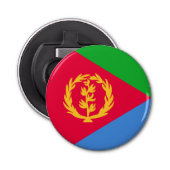 Eritrea Flag Button Flesopener (Voorkant)