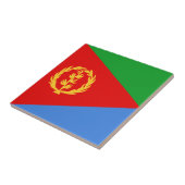 Eritrea Flag Ceramic Tegel Tegeltje (Zijkant)