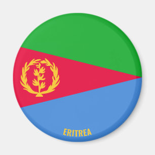 Eritrea Flag Charming Patriotic Magneet