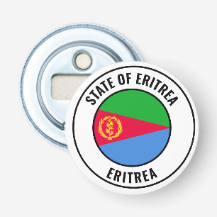 Eritrea Flag: een geweldige patriottische bottenop Button Flesopener