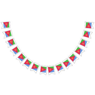 Eritrea Flag Emblem Vlaggetjes