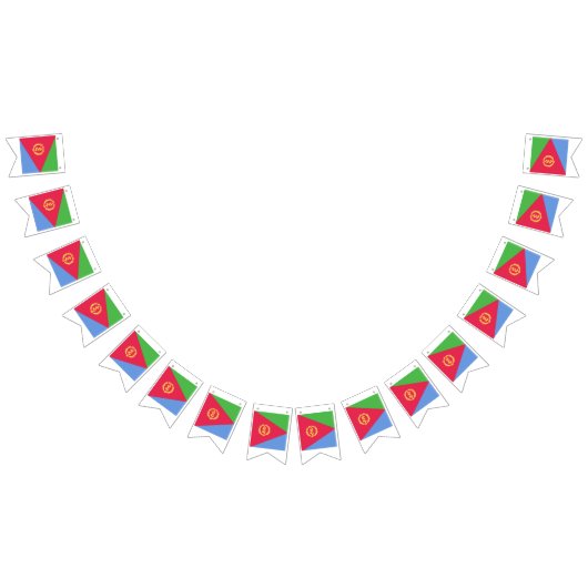 Eritrea Flag Emblem Vlaggetjes (Alle)