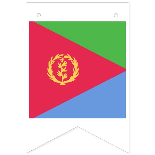 Eritrea Flag Emblem Vlaggetjes (Derde vlag)