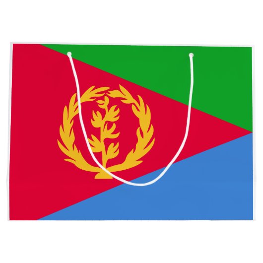 Eritrea Flag Groot Cadeauzakje (Achterkant)