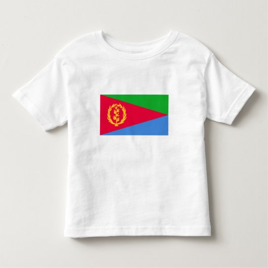 Eritrea Flag Kinder Shirts (Voorkant)