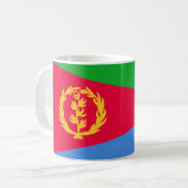 Eritrea Flag Koffiemok (Voorkant links)