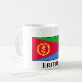 Eritrea Flag Koffiemok (Voorkant links)