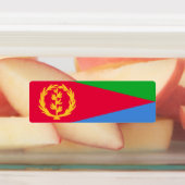 Eritrea Flag Labels (Aangebracht)