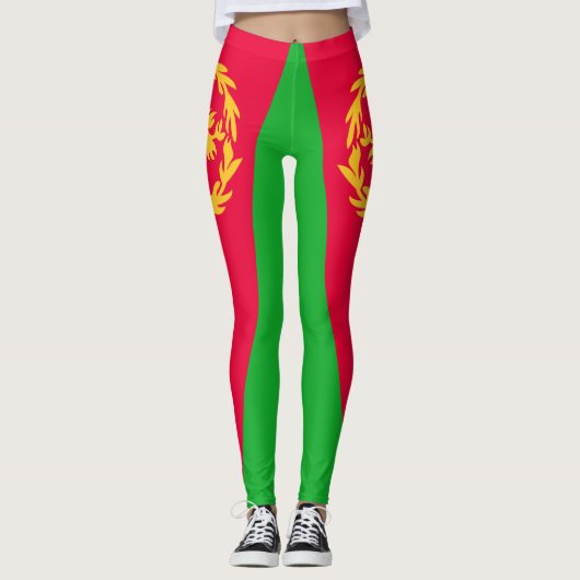 Eritrea Flag Leggings (Voorkant)