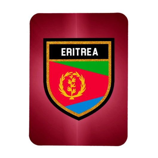 Eritrea Flag Magneet (Verticaal)