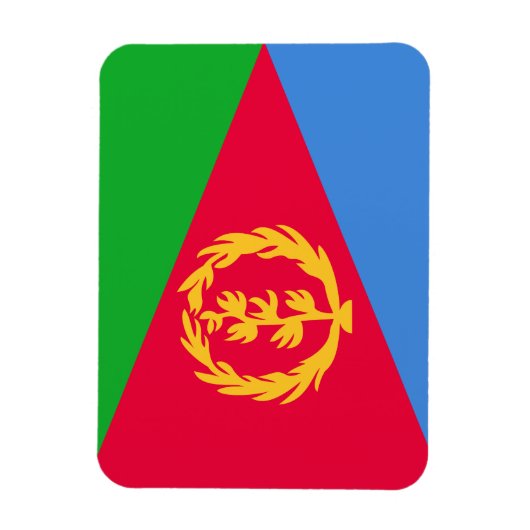 Eritrea Flag Magneet (Verticaal)
