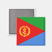 Eritrea Flag Magnet (Voorkant / Achterkant)