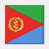 Eritrea Flag Magnet (Voorkant)