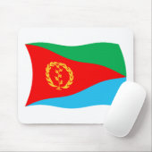 Eritrea Flag Mousepad Muismat (Met muis)