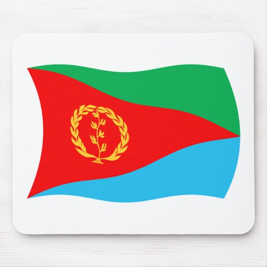 Eritrea Flag Mousepad Muismat (Voorkant)