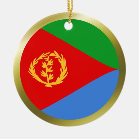 Eritrea Flag Ornament (Voorkant)